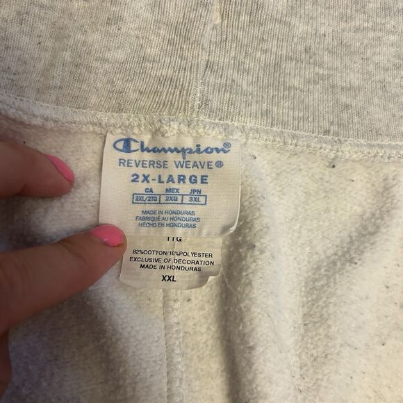 Champion Reverse Weave Gray Jogger Heavyweight Sweatpants Gray XXL - Small Stain - Picture 5 of 9